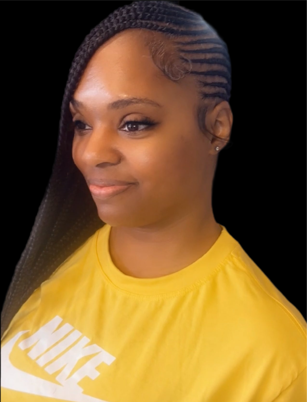Small lemonade Braids or Braids to the Back