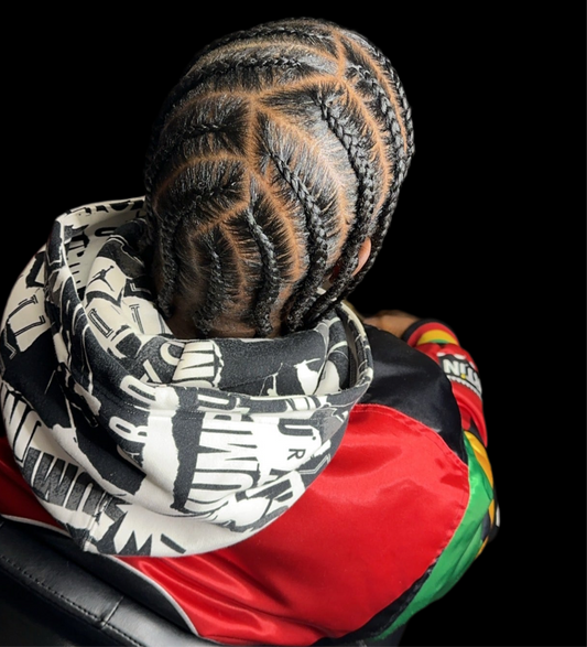 Men french braided style $40 and Up