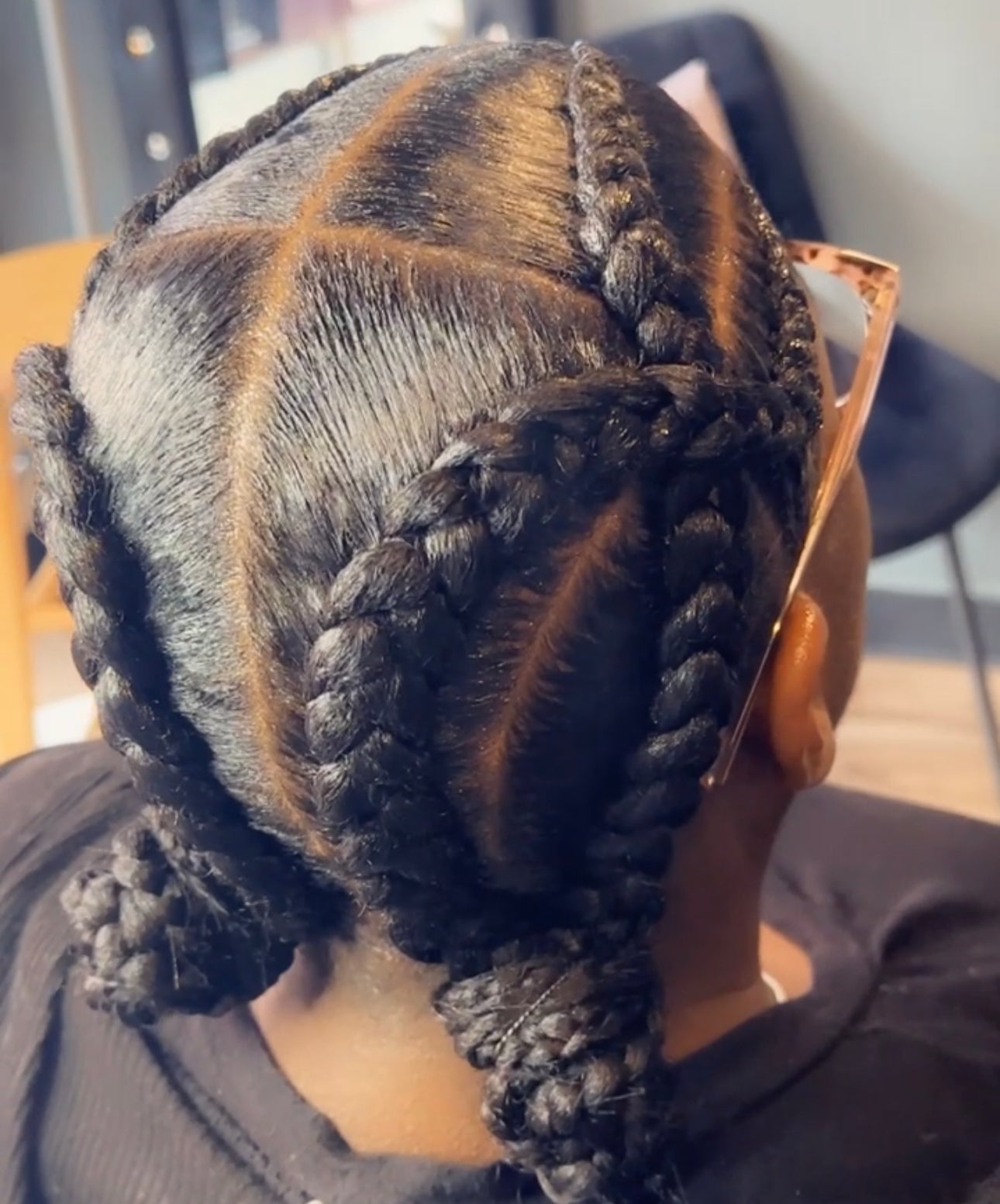 Large Feed In Braids 4-12